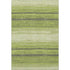 5' X 8' Lime Green Gray And Ivory Striped Washable Area Rug With UV Protection