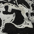 5' X 8' Black Ivory And Gray Abstract Washable Area Rug With UV Protection