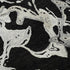 8' X 10' Black Ivory And Gray Abstract Washable Area Rug With UV Protection