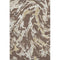 8' X 10' Brown Ivory And Gold Abstract Washable Area Rug With UV Protection