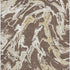 8' X 10' Brown Ivory And Gold Abstract Washable Area Rug With UV Protection