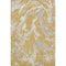5' X 8' Gold Gray And Beige Abstract Washable Area Rug With UV Protection