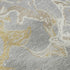 9' X 12' Gray Gold And Ivory Abstract Washable Area Rug With UV Protection
