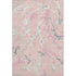 9' X 12' Pink Ivory And Gray Abstract Washable Area Rug With UV Protection