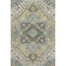 5' X 8' Beige Sage And Ivory Oriental Washable Area Rug With UV Protection