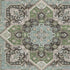 5' X 8' Beige Sage And Ivory Oriental Washable Area Rug With UV Protection