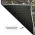 5' X 8' Black Gold And Beige Oriental Washable Area Rug With UV Protection