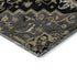5' X 8' Black Gold And Beige Oriental Washable Area Rug With UV Protection