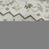 5' X 8' Ivory Gray And Beige Oriental Washable Area Rug With UV Protection