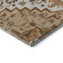 8' X 10' Terra Cotta Ivory And Beige Oriental Washable Area Rug With UV Protection