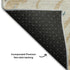 5' X 8' Beige Teal And Brown Abstract Washable Area Rug With UV Protection