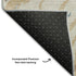 8' X 10' Beige Teal And Brown Abstract Washable Area Rug With UV Protection