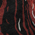 5' X 8' Black Red And Blue Abstract Washable Area Rug With UV Protection
