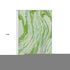 9' X 12' Green Lavender And Teal Abstract Washable Area Rug With UV Protection