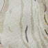 8' Ivory Taupe And Gray Abstract Washable Round Rug With UV Protection