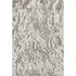 8' X 10' Gray Silver And Ivory Abstract Washable Area Rug With UV Protection
