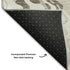 8' X 10' Gray Silver And Ivory Abstract Washable Area Rug With UV Protection