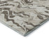 8' X 10' Gray Silver And Ivory Abstract Washable Area Rug With UV Protection
