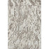 8' X 10' Gray Silver And Ivory Abstract Washable Area Rug With UV Protection