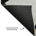 8' X 10' Black Beige And Ivory Geometric Washable Area Rug With UV Protection