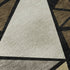 8' X 10' Brown Black And Ivory Geometric Washable Area Rug With UV Protection