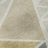 9' X 12' Ivory Gold And Green Geometric Washable Area Rug With UV Protection