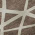 5' X 8' Brown And Ivory Geometric Washable Area Rug With UV Protection