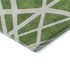 8' X 10' Green And Ivory Geometric Washable Area Rug With UV Protection