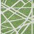 8' X 10' Green And Ivory Geometric Washable Area Rug With UV Protection