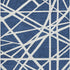9' X 12' Navy Blue And Ivory Geometric Washable Area Rug With UV Protection