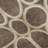 5' X 8' Brown Ivory And Gold Geometric Washable Area Rug With UV Protection