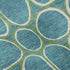 8' X 10' Teal Ivory And Green Geometric Washable Area Rug With UV Protection