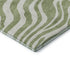 8' X 10' Artichoke Green And Ivory Animal Print Washable Area Rug With UV Protection