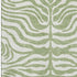8' X 10' Artichoke Green And Ivory Animal Print Washable Area Rug With UV Protection