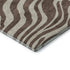 9' X 12' Brown And Beige Animal Print Washable Area Rug With UV Protection