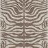 9' X 12' Brown And Beige Animal Print Washable Area Rug With UV Protection