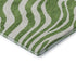 5' X 8' Green And Ivory Animal Print Washable Area Rug With UV Protection
