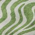 5' X 8' Green And Ivory Animal Print Washable Area Rug With UV Protection