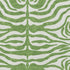 5' X 8' Green And Ivory Animal Print Washable Area Rug With UV Protection