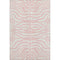 8' X 10' Pink And Ivory Animal Print Washable Area Rug With UV Protection