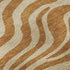 5' X 8' Rust And Beige Animal Print Washable Area Rug With UV Protection