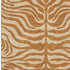 5' X 8' Rust And Beige Animal Print Washable Area Rug With UV Protection