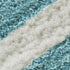 8' X 10' Teal And Ivory Animal Print Washable Area Rug With UV Protection