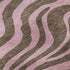 5' X 8' Brown And Pink Animal Print Washable Area Rug With UV Protection