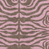 8' X 10' Brown And Pink Animal Print Washable Area Rug With UV Protection
