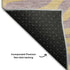 8' X 10' Peach And Lavender Animal Print Washable Area Rug With UV Protection