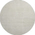 8' Beige And Ivory Geometric Washable Round Rug With UV Protection