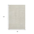 8' X 10' Beige And Ivory Geometric Washable Area Rug With UV Protection