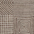 5' X 8' Brown And Beige Geometric Washable Area Rug With UV Protection
