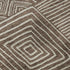 8' X 10' Brown And Beige Geometric Washable Area Rug With UV Protection
